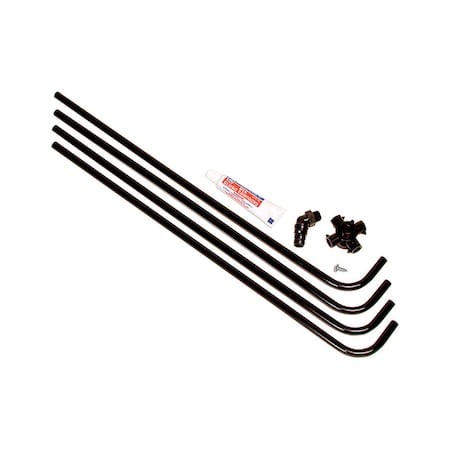 Dial Mfg Dial 4 Way Down Black Plastic Evaporative Cooler Water Hook-Up Kit 4497